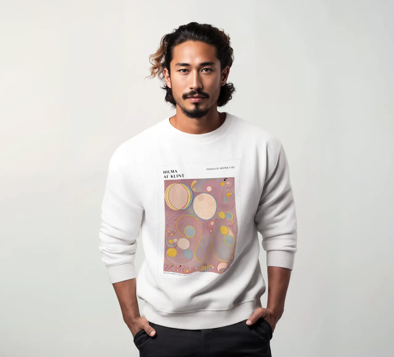 Hilma af Klint I dieci più grandi n. 8 Poster dell'età adulta felpa da homdeco