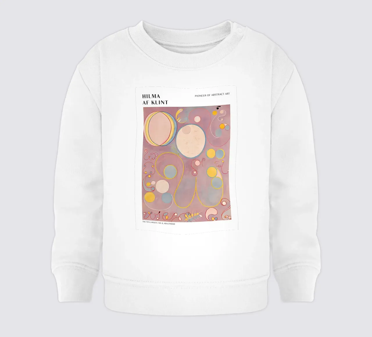 Hilma af Klint I dieci più grandi n. 8 Poster dell'età adulta felpa neonato da homdeco
