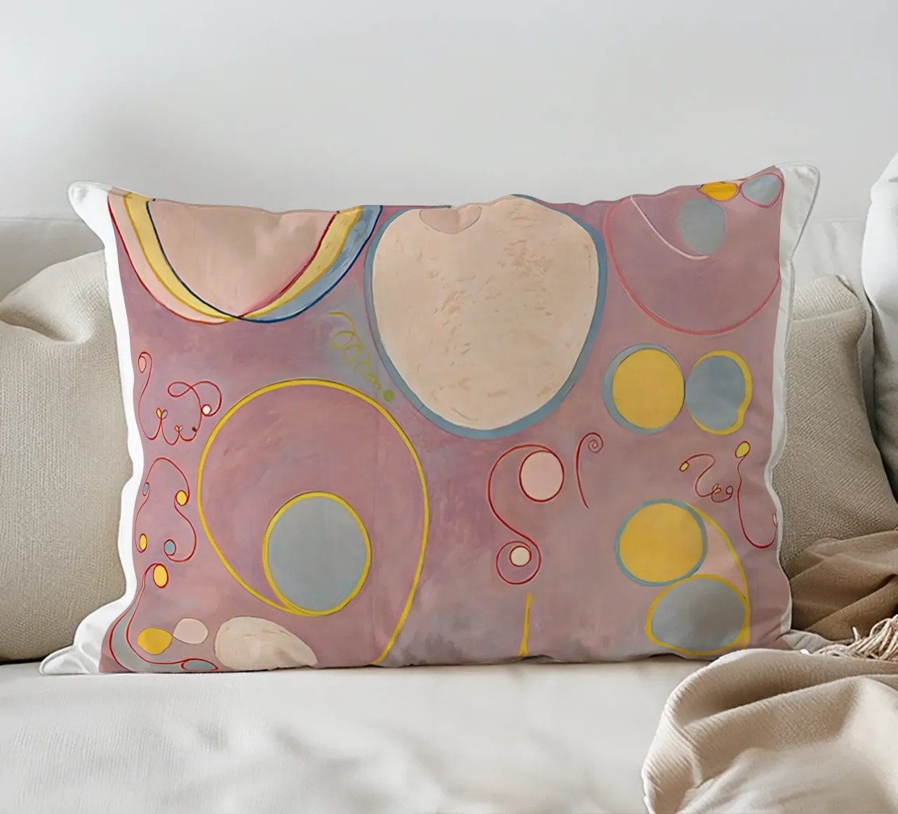 Hilma af Klint I dieci più grandi n. 8 Poster dell'età adulta cuscino da homdeco
