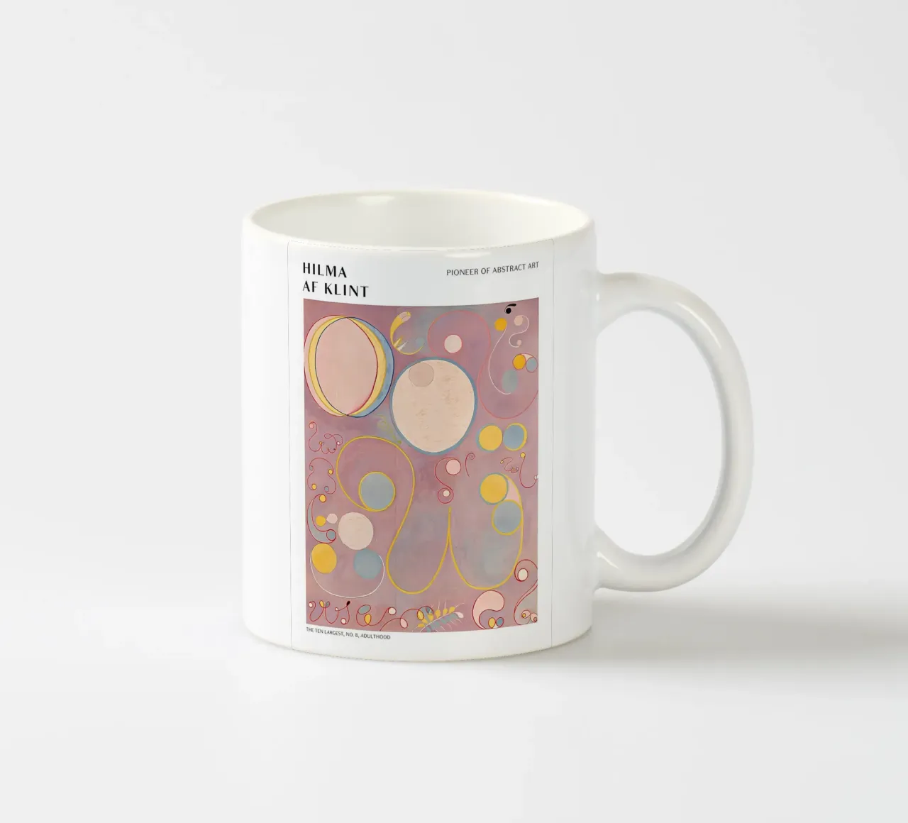 Hilma af Klint I dieci più grandi n. 8 Poster dell'età adulta tazza in ceramica da homdeco