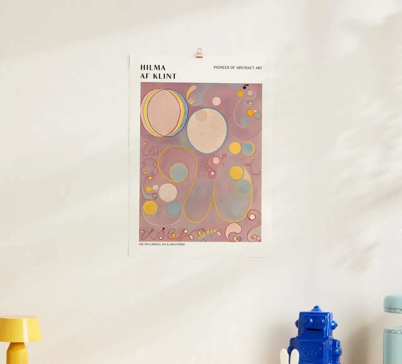 Hilma af Klint Les dix plus grands n° 8 Affiche de l'âge adulte hahnemühle de homdeco