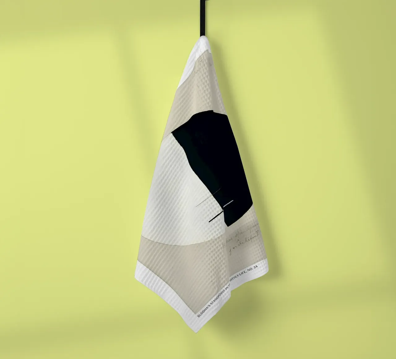 Hilma af Klint Impression abstraite "Buddha's Standpoint" (point de vue de Bouddha) torchon de homdeco