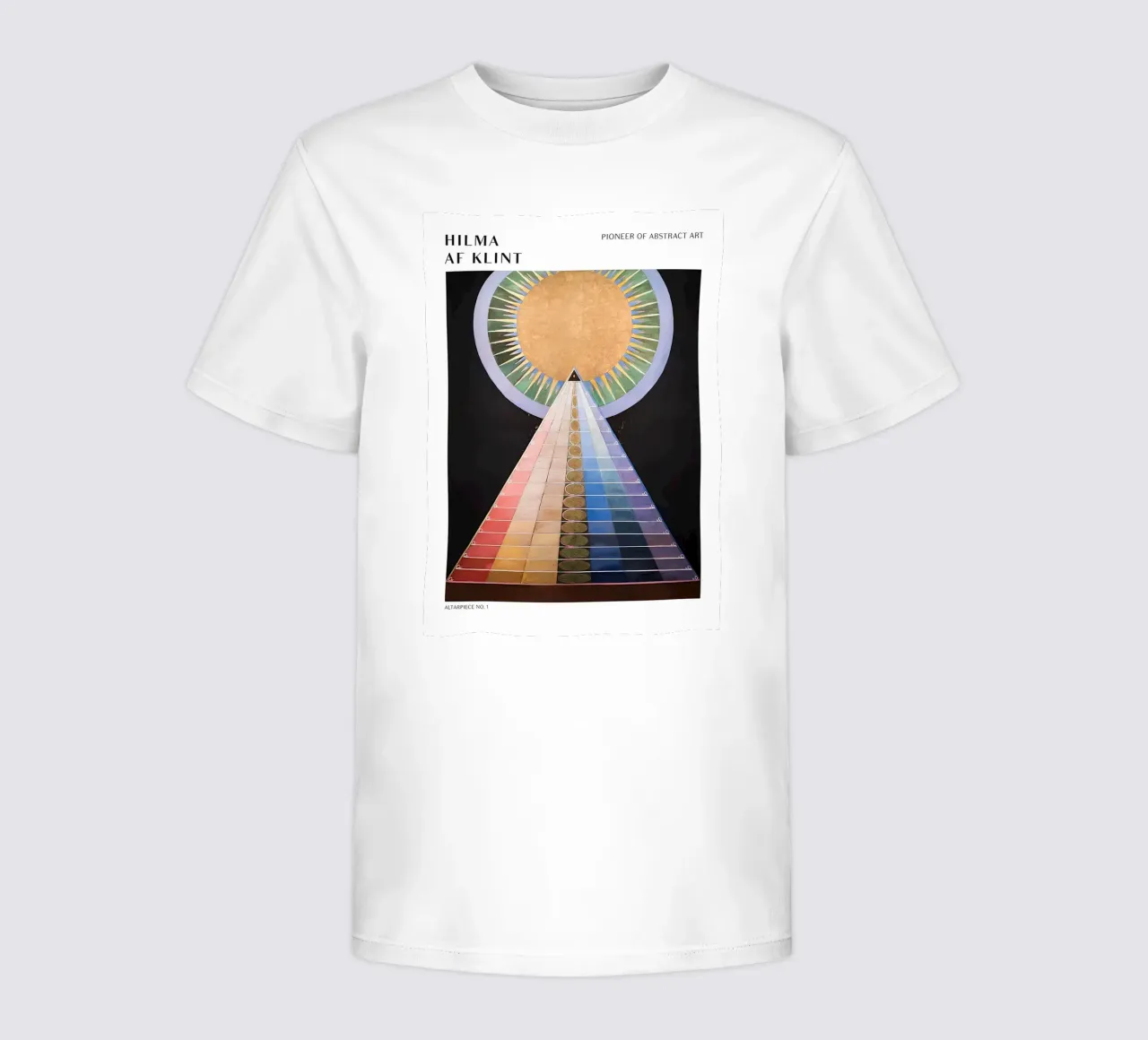 Hilma af Klint Altarpiece No. 1 Abstract Spiritual Art kids t-shirt by homdeco