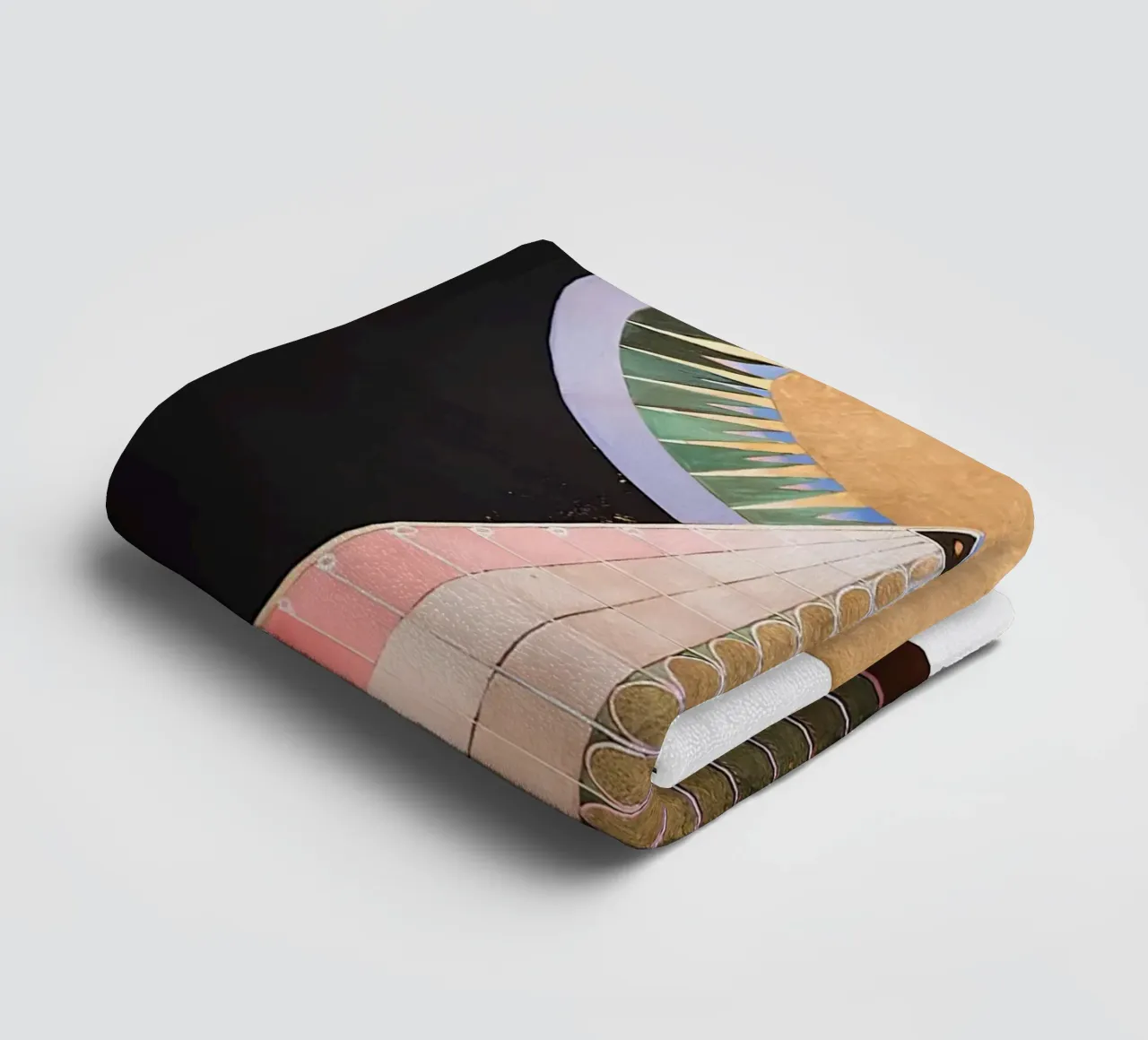 Hilma af Klint Altarpiece No. 1 Abstract Spiritual Art towel by homdeco