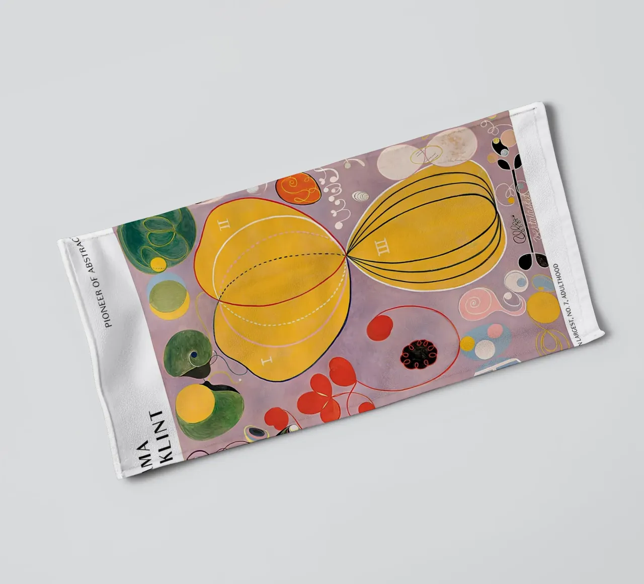Hilma af Klint Les dix plus grands n° 7 Affiche de l'âge adulte serviette de bain de homdeco