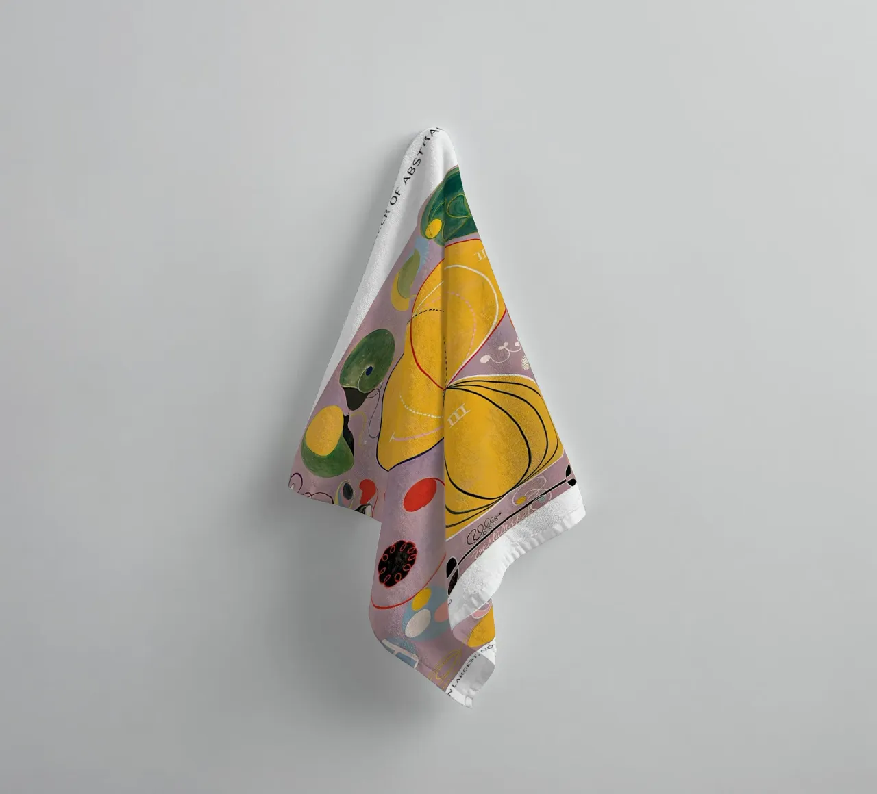 Hilma af Klint Les dix plus grands n° 7 Affiche de l'âge adulte serviette de bain de homdeco