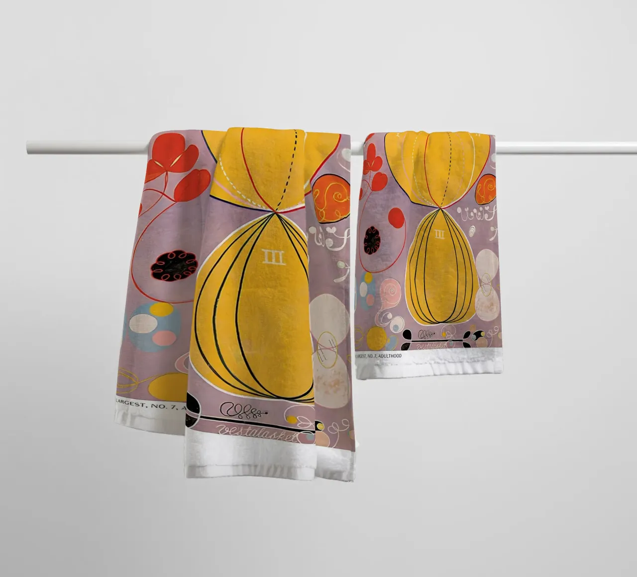 Hilma af Klint Les dix plus grands n° 7 Affiche de l'âge adulte serviette de bain de homdeco