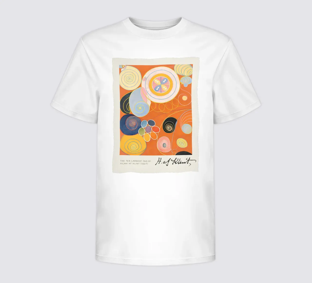 Hilma af Klint The Ten Largest No. 8 Abstract Spirals kids t-shirt by homdeco