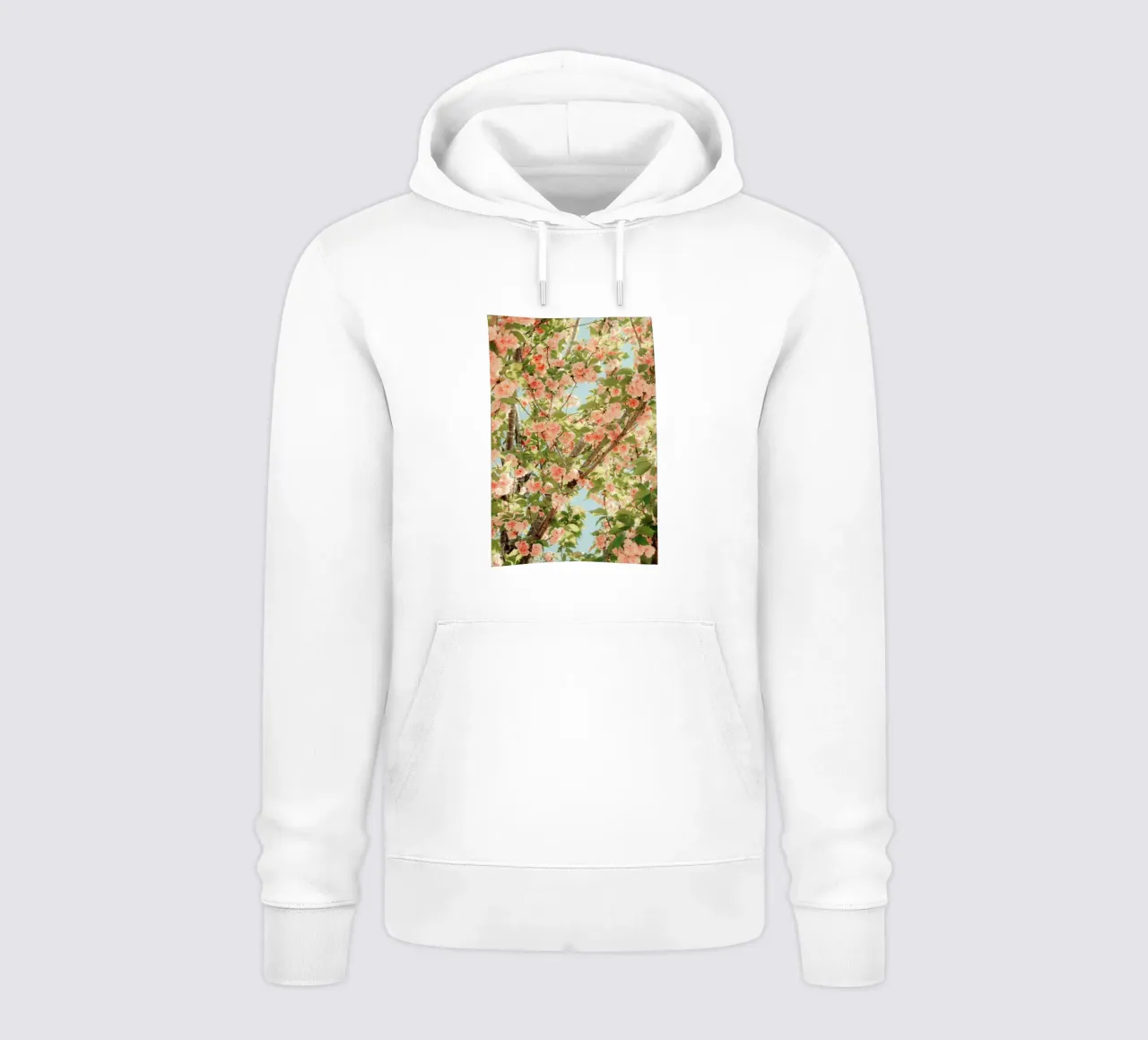 fiori di ciliegio fiori rosa felpa con cappuccio da Earthly Visions