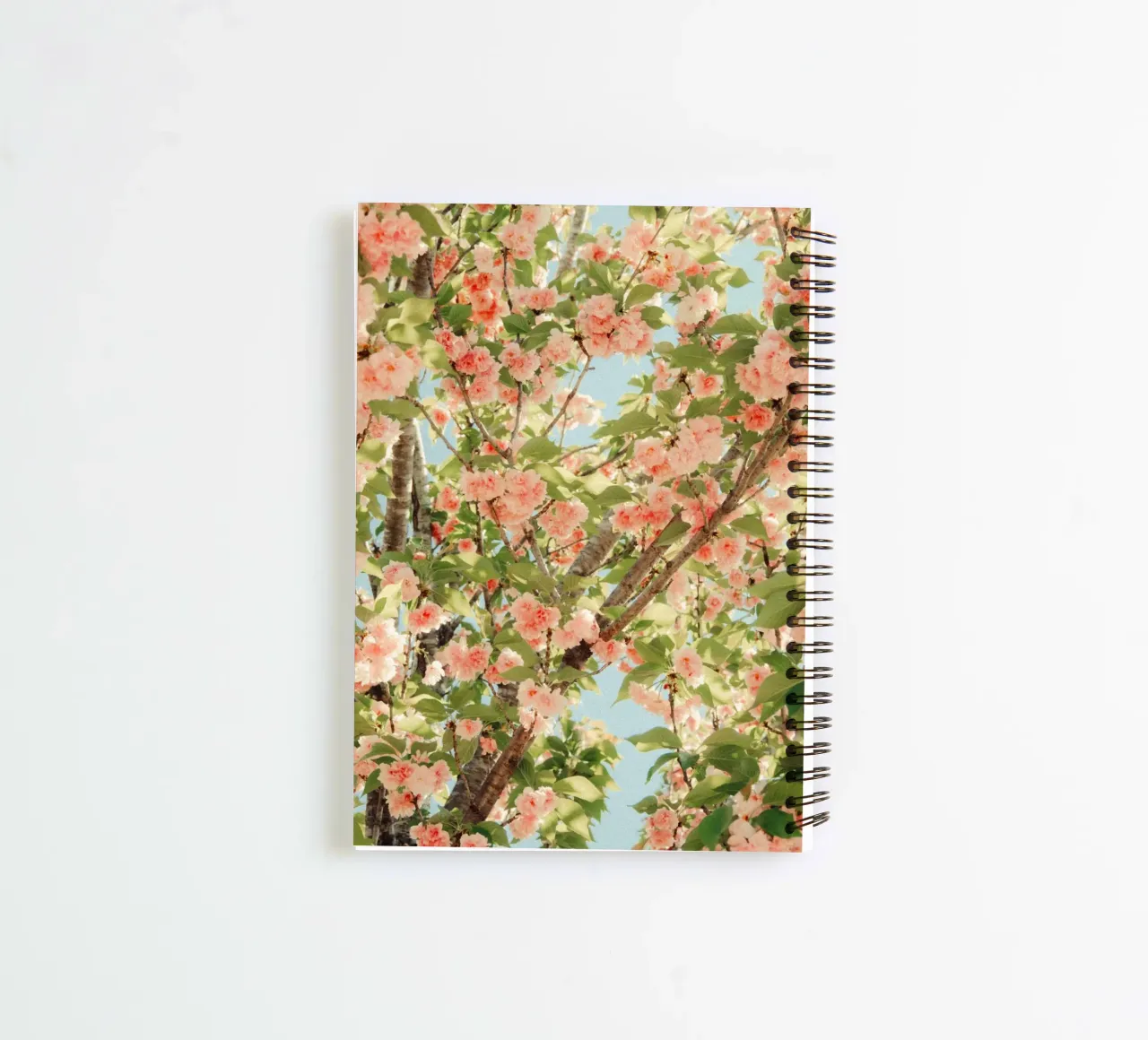 fleurs de cerisier fleurs roses carnet à spirale de Earthly Visions