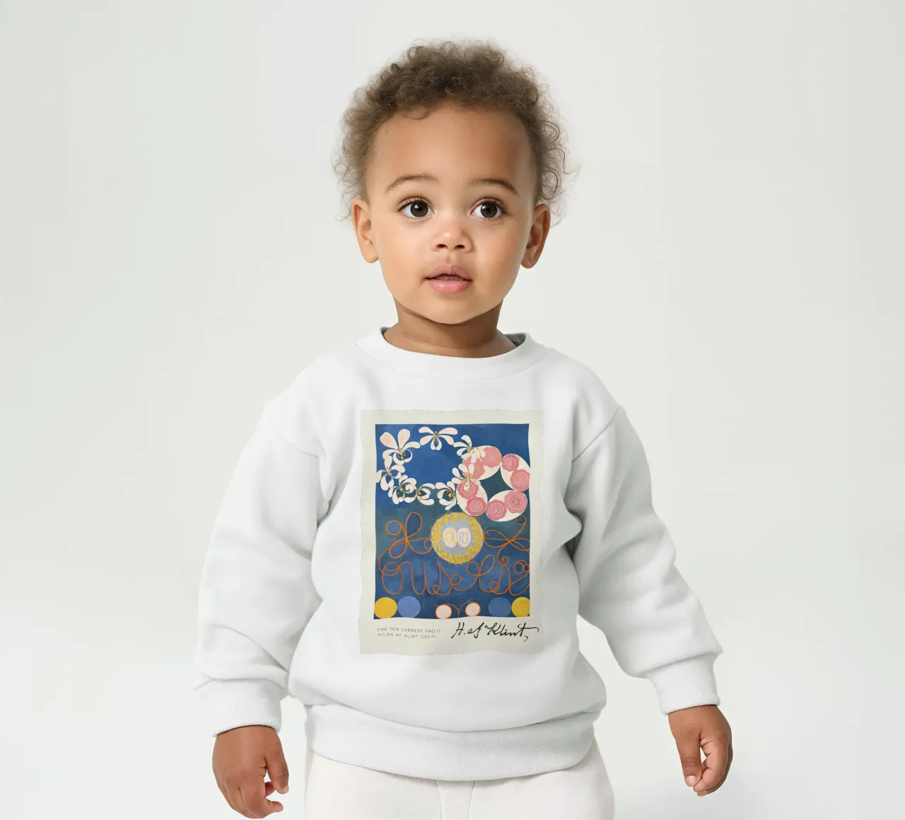 Hilma af Klint I dieci più grandi n. 1 Blu astratto felpa neonato da homdeco