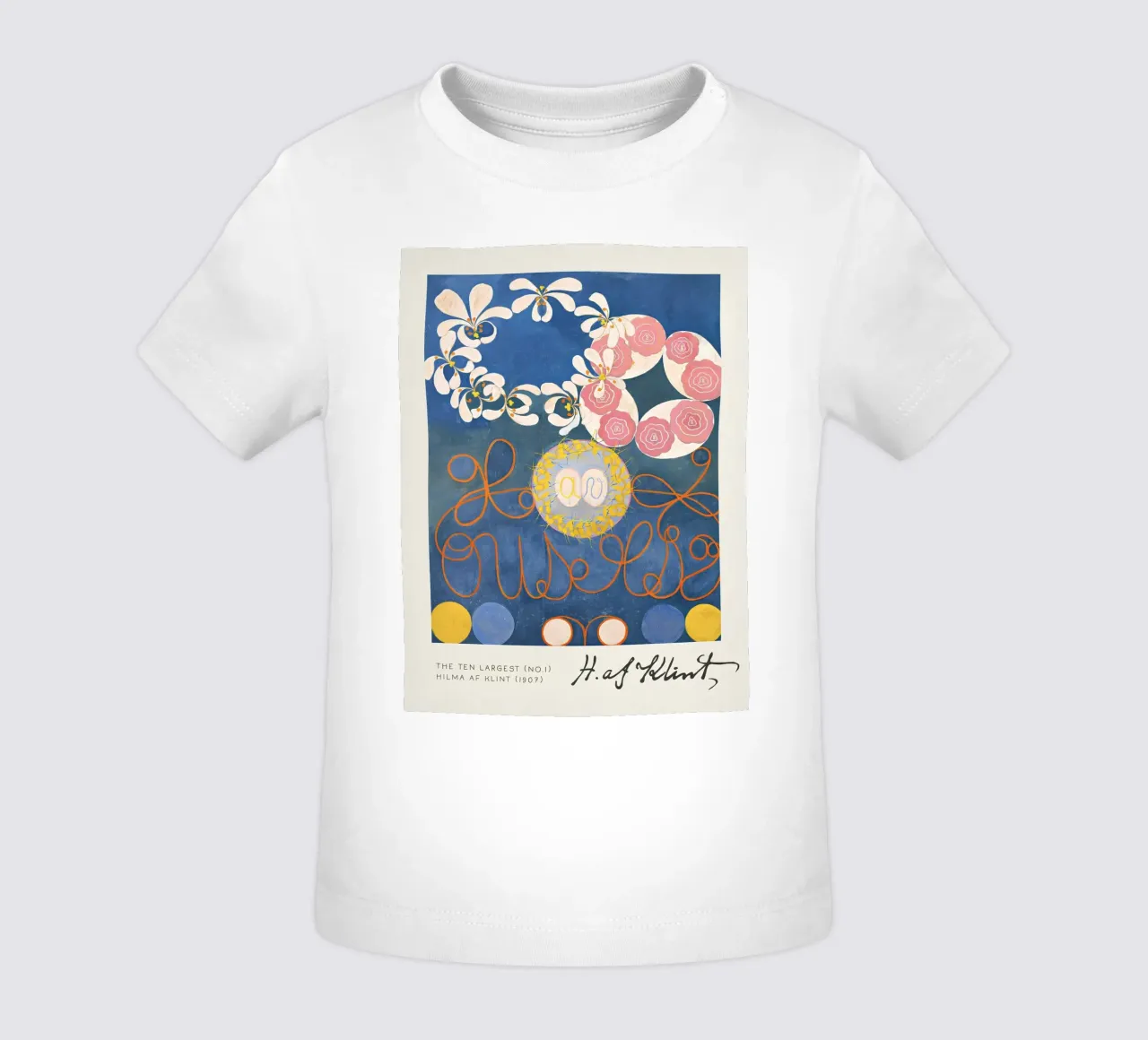 Hilma af Klint I dieci più grandi n. 1 Blu astratto maglietta neonato da homdeco