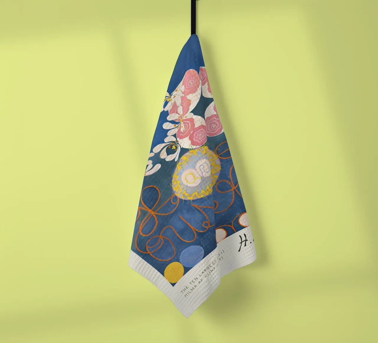 Hilma af Klint Les dix plus grands n° 1 Bleu abstrait torchon de homdeco