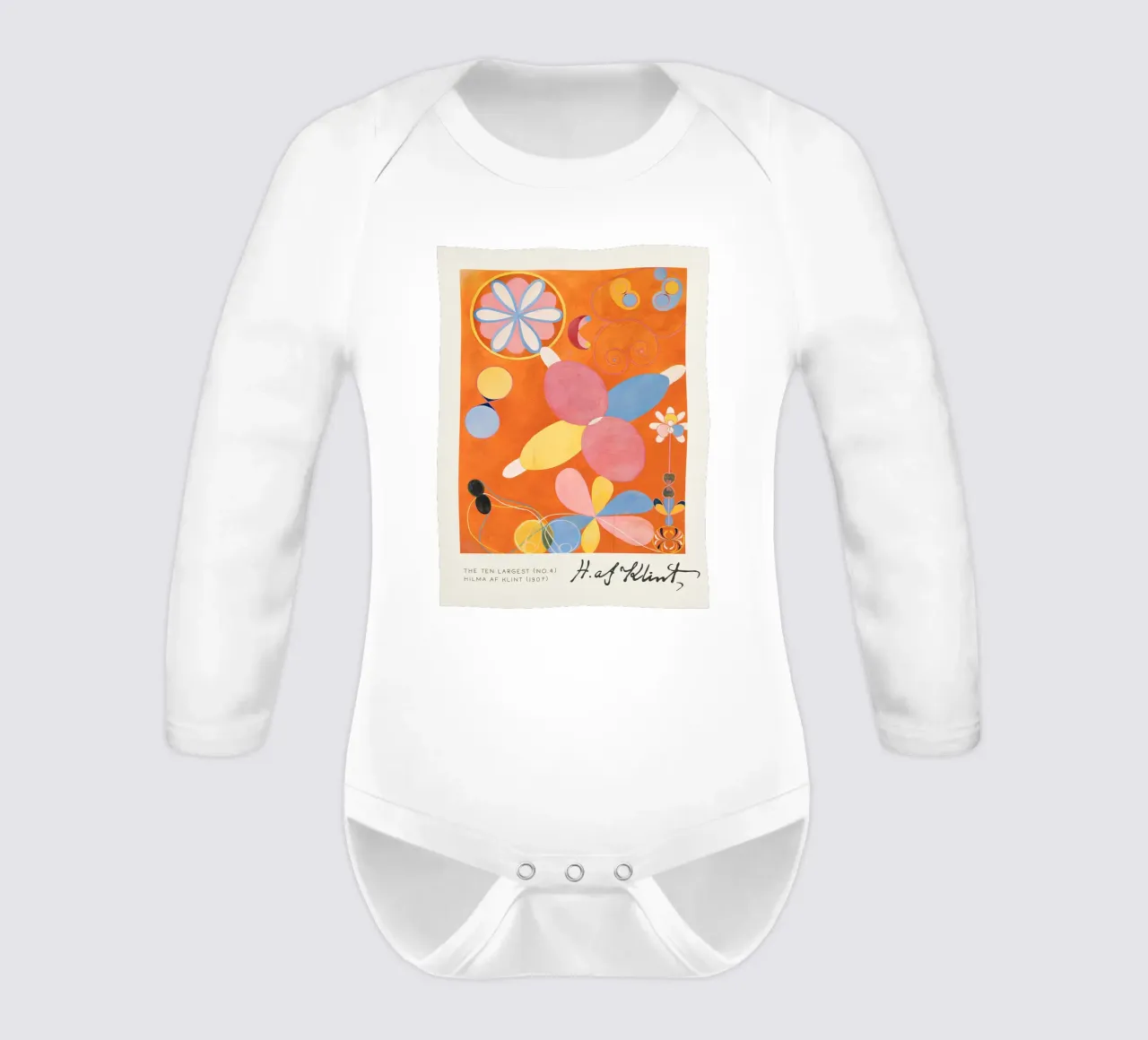 Hilma af Klint I dieci più grandi n. 4 Astratto giovanile body neonato maniche lunghe da homdeco