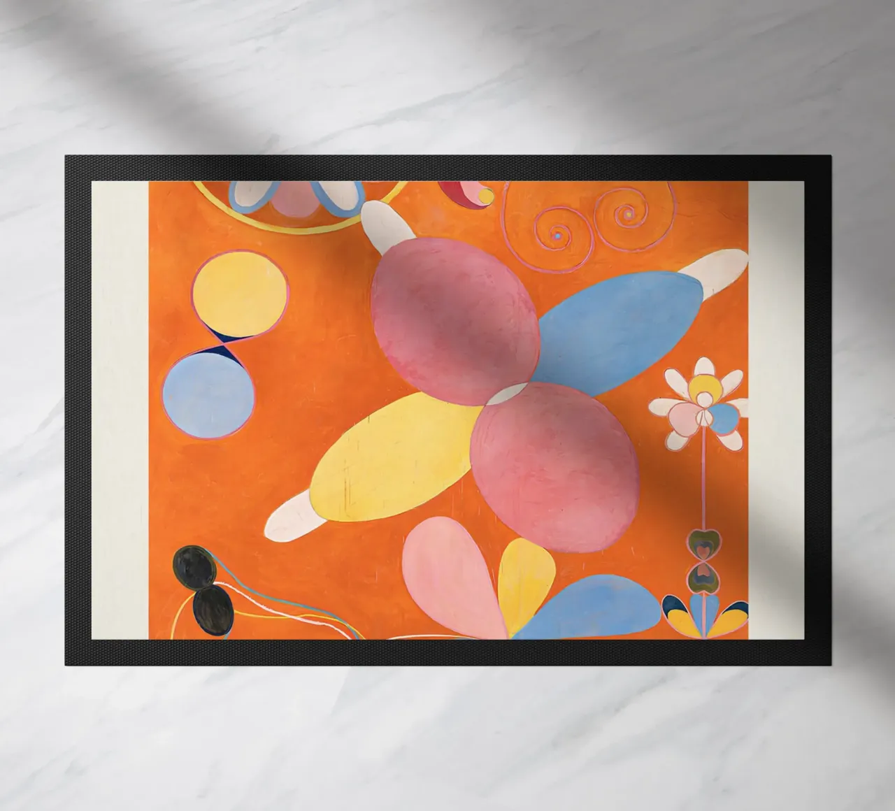 Hilma af Klint I dieci più grandi n. 4 Astratto giovanile zerbino da homdeco