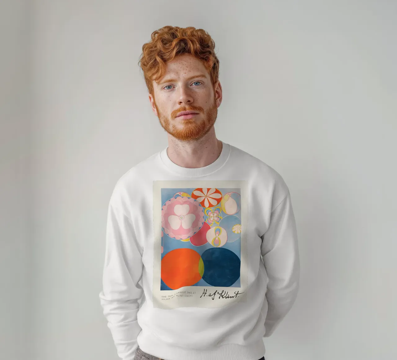 Hilma af Klint I dieci più grandi n. 2 Astratto d'infanzia felpa da homdeco