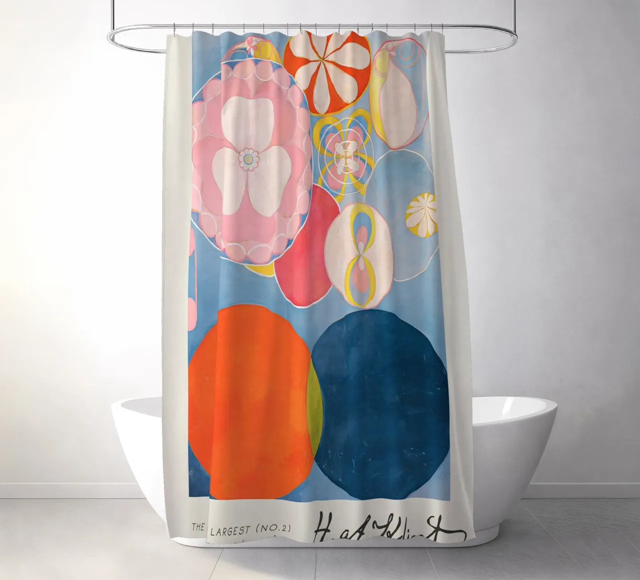 Hilma af Klint I dieci più grandi n. 2 Astratto d'infanzia tenda da doccia da homdeco