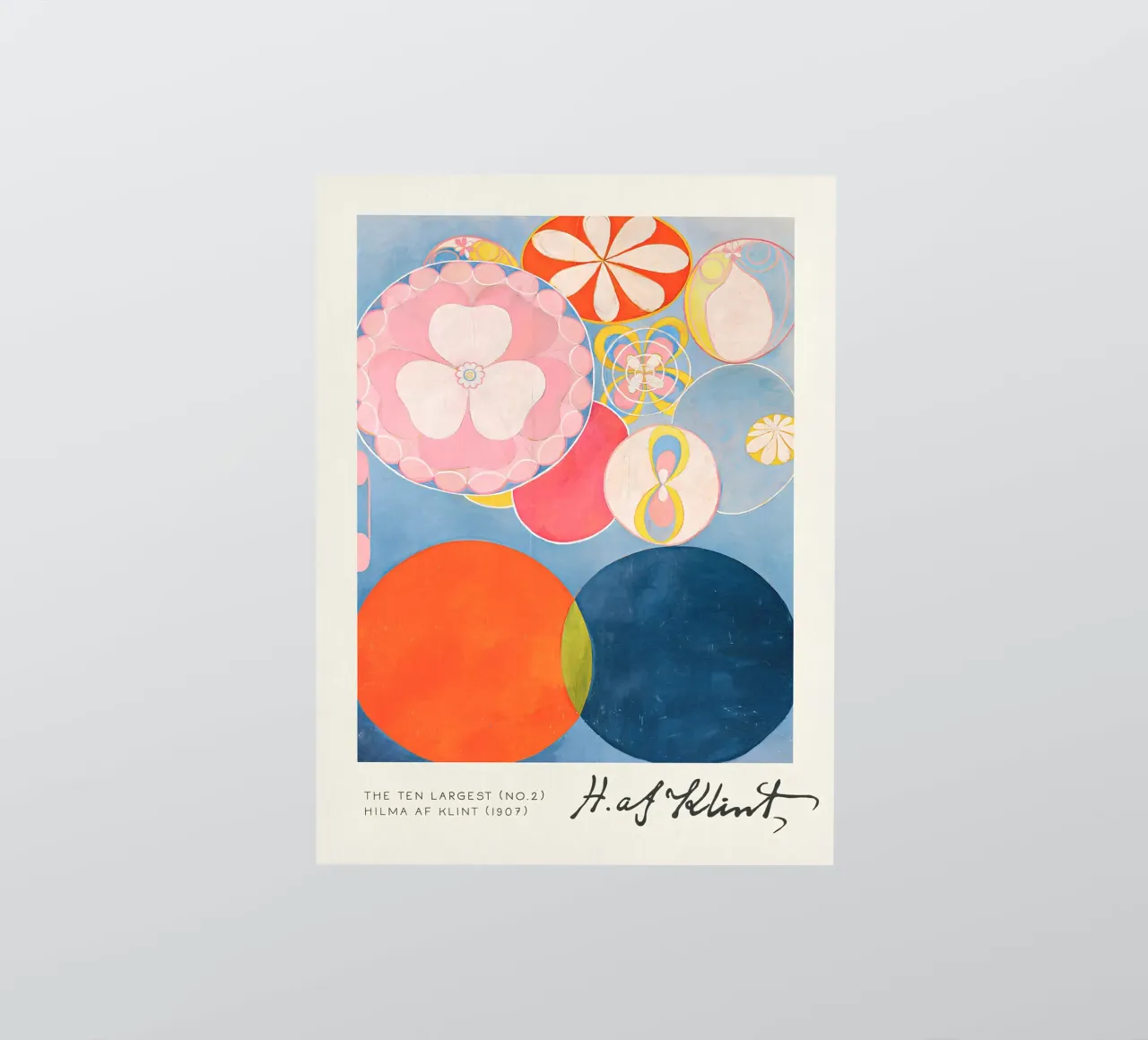 Hilma af Klint I dieci più grandi n. 2 Astratto d'infanzia adesivo da homdeco