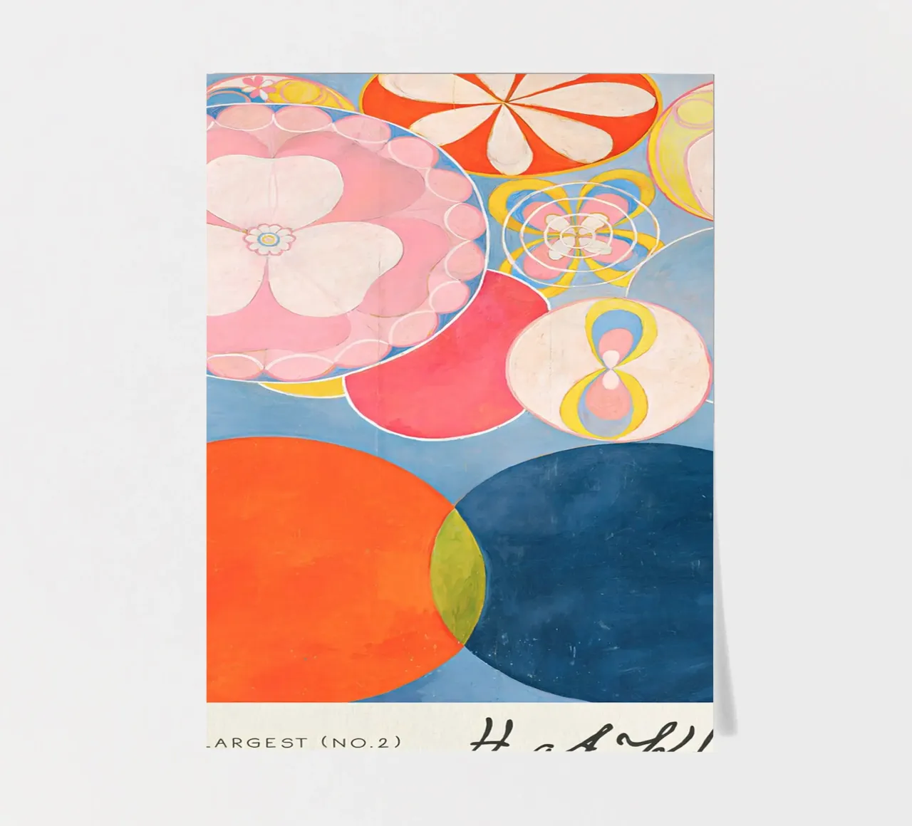 Hilma af Klint I dieci più grandi n. 2 Astratto d'infanzia foglio adesivo da homdeco