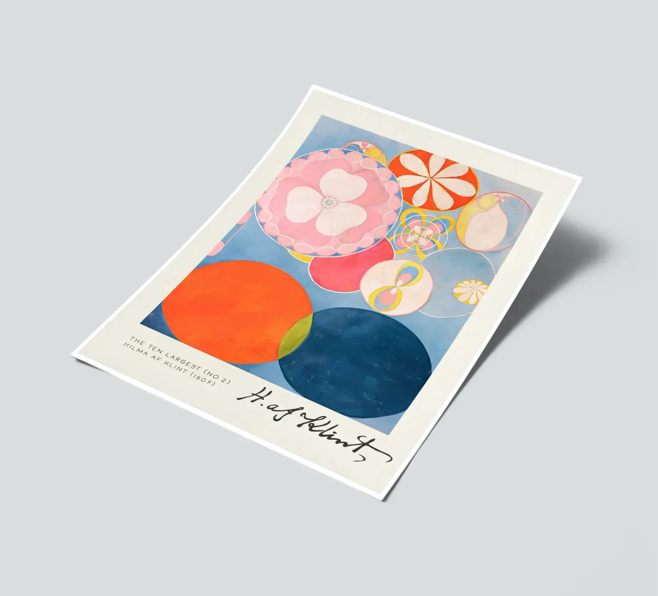 Hilma af Klint I dieci più grandi n. 2 Astratto d'infanzia foglio adesivo da homdeco