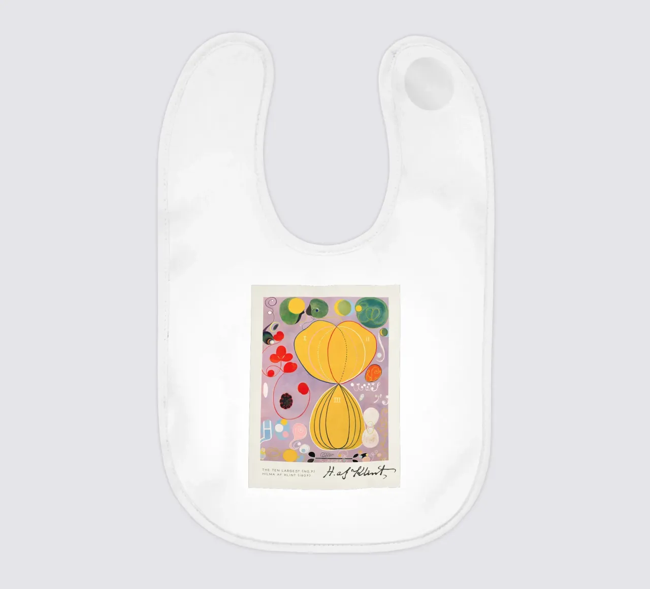 Hilma af Klint I dieci più grandi n. 7 L'età adulta Abstract bavaglino da homdeco