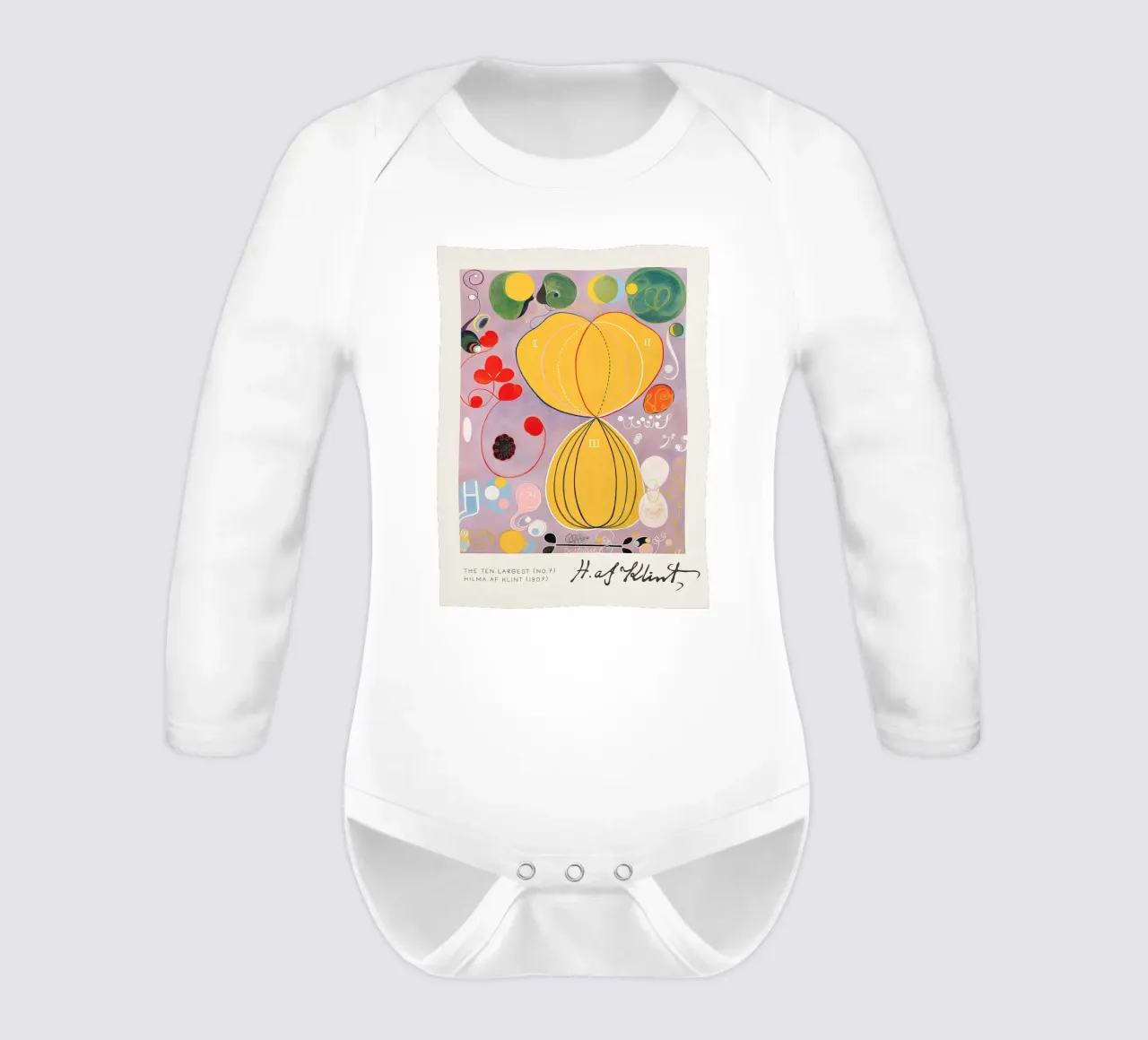 Hilma af Klint I dieci più grandi n. 7 L'età adulta Abstract body neonato maniche lunghe da homdeco