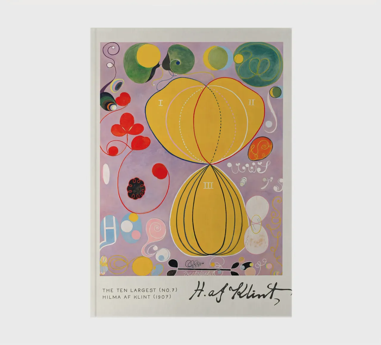 Hilma af Klint The Ten Largest No. 7 Adulthood Abstract notebook by homdeco
