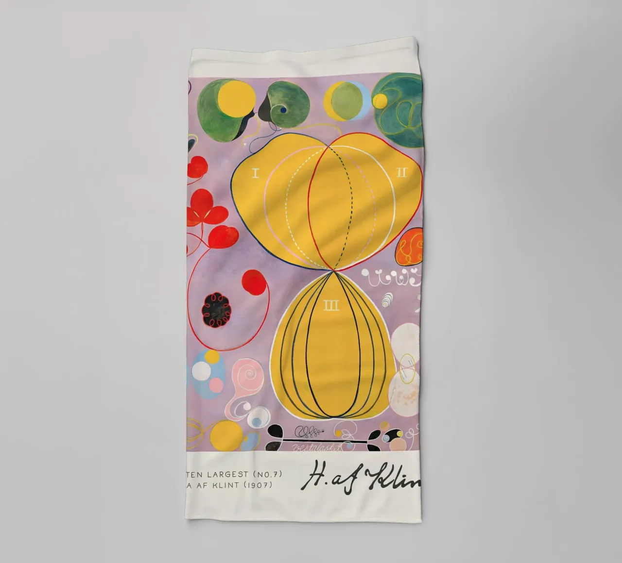 Hilma af Klint The Ten Largest No. 7 Adulthood Abstract towel by homdeco