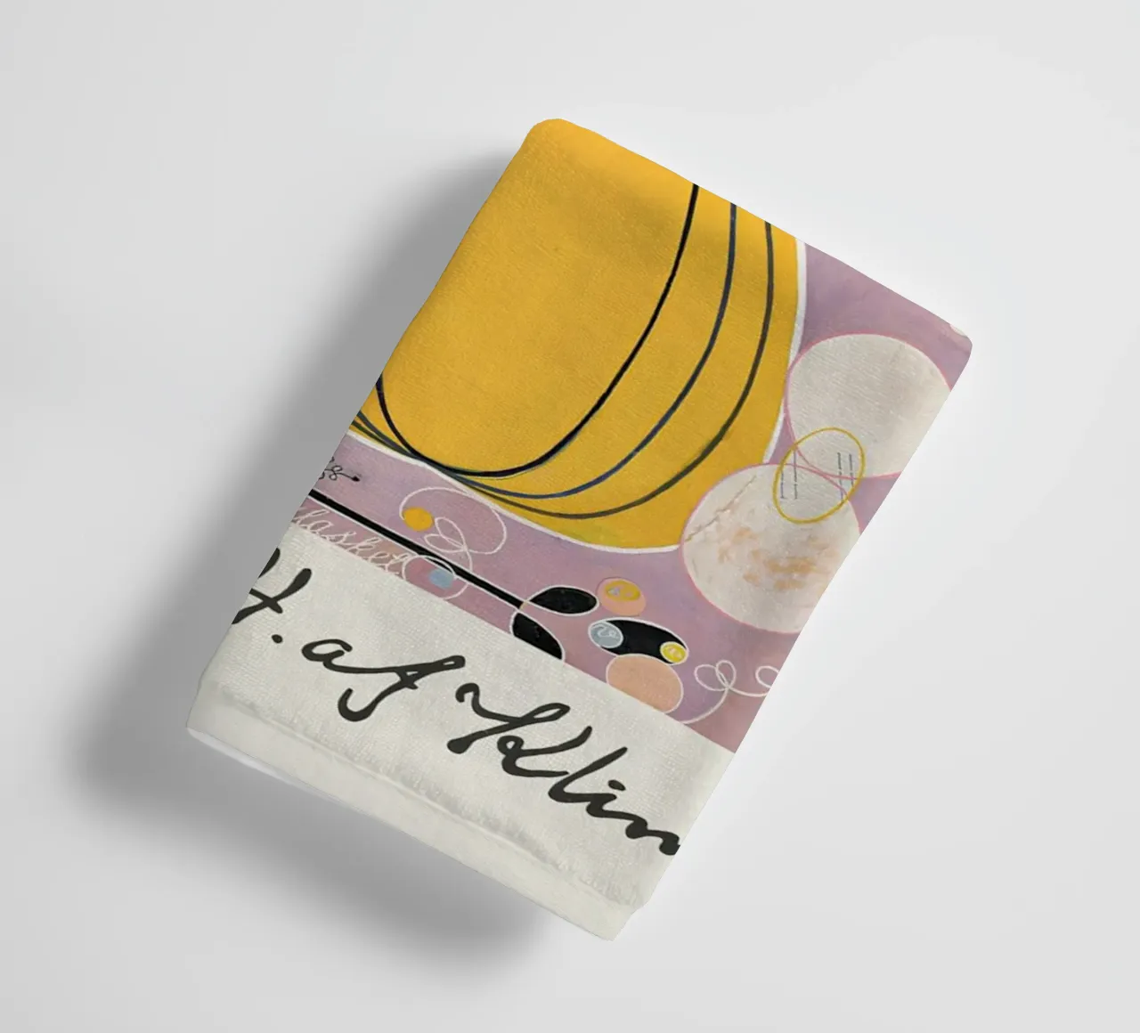 Hilma af Klint The Ten Largest No. 7 Adulthood Abstract towel by homdeco