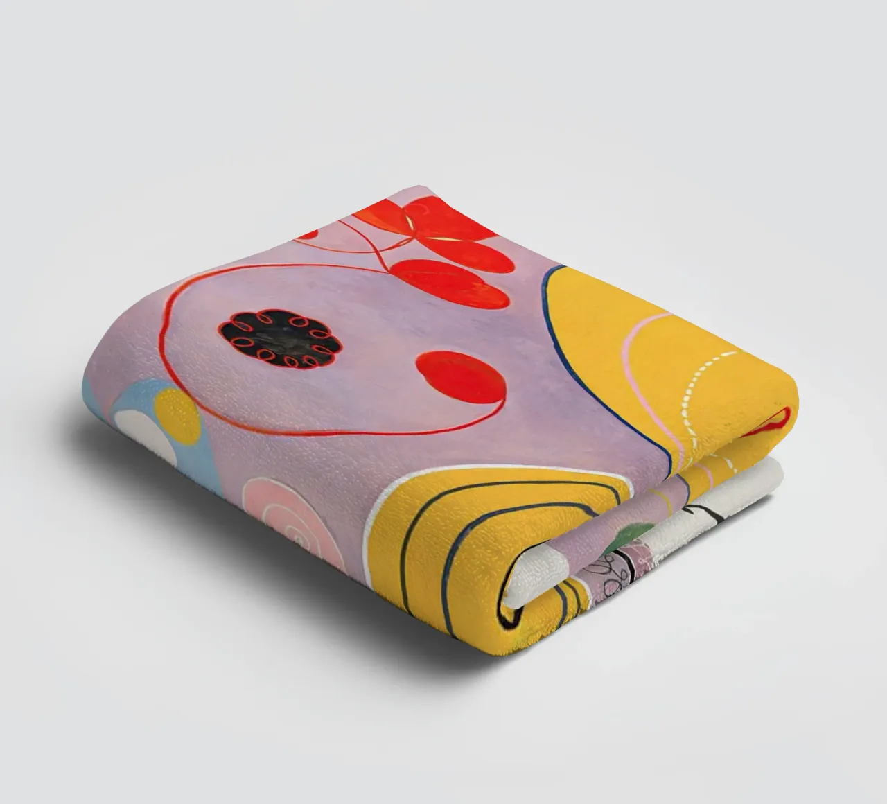 Hilma af Klint The Ten Largest No. 7 Adulthood Abstract towel by homdeco