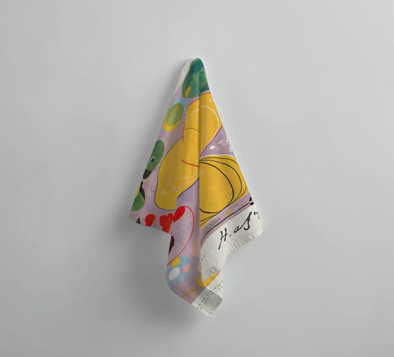 Hilma af Klint The Ten Largest No. 7 Adulthood Abstract towel by homdeco