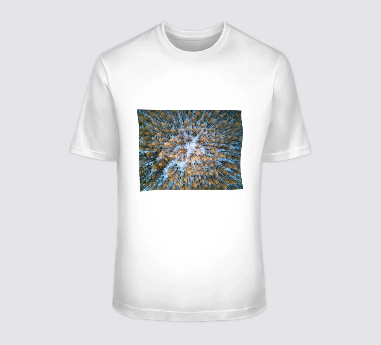 vue aérienne forêt t-shirt de Earthly Visions