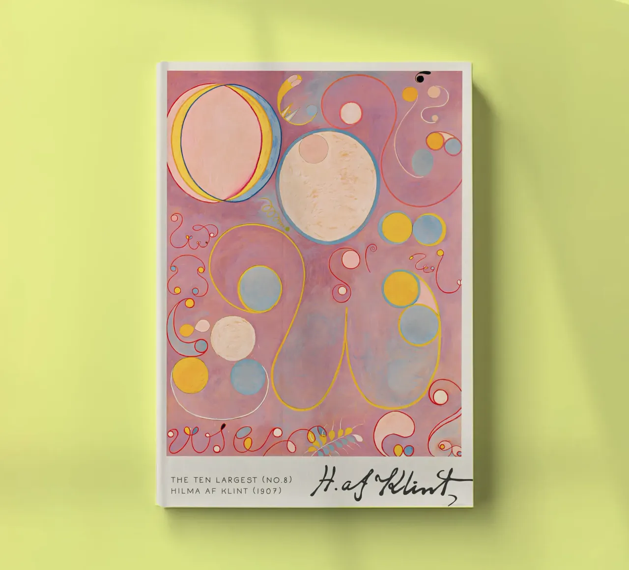 Hilma af Klint The Ten Largest No. 8 Adulthood Abstract notebook by homdeco
