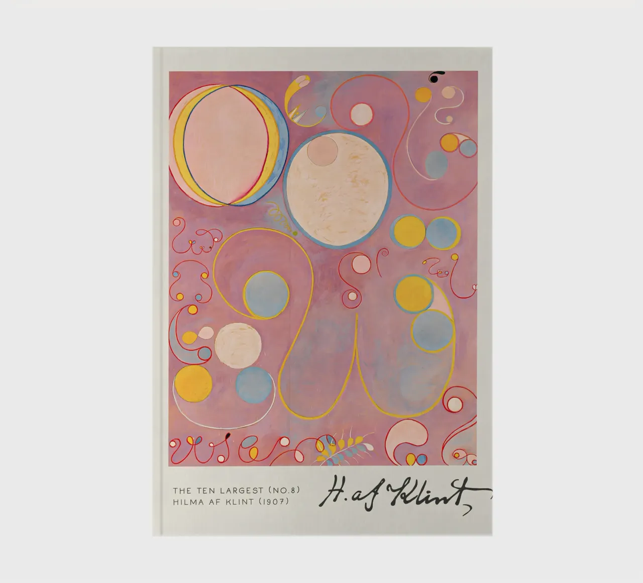 Hilma af Klint The Ten Largest No. 8 Adulthood Abstract notebook by homdeco