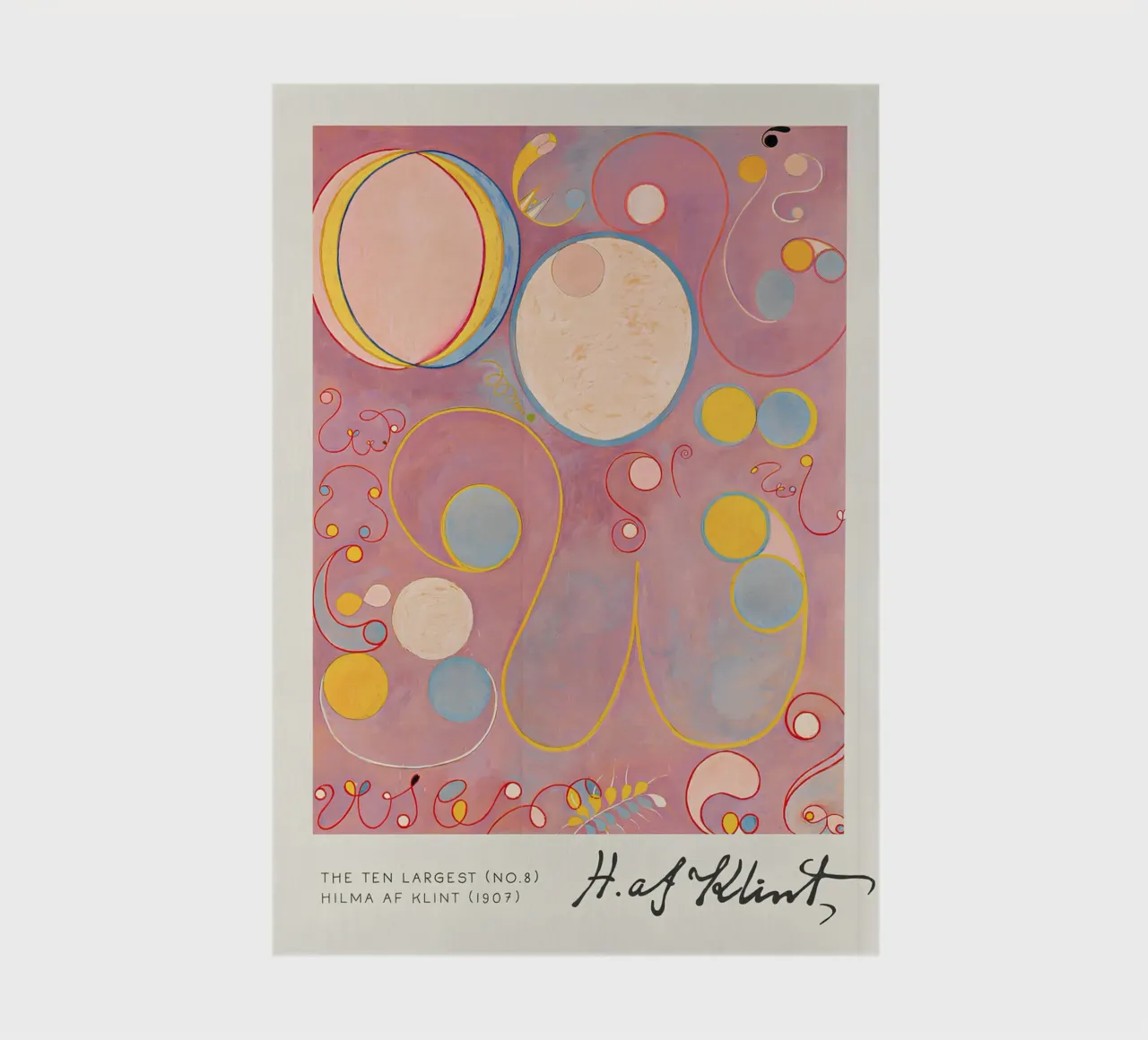 Hilma af Klint The Ten Largest No. 8 Adulthood Abstract notebook by homdeco