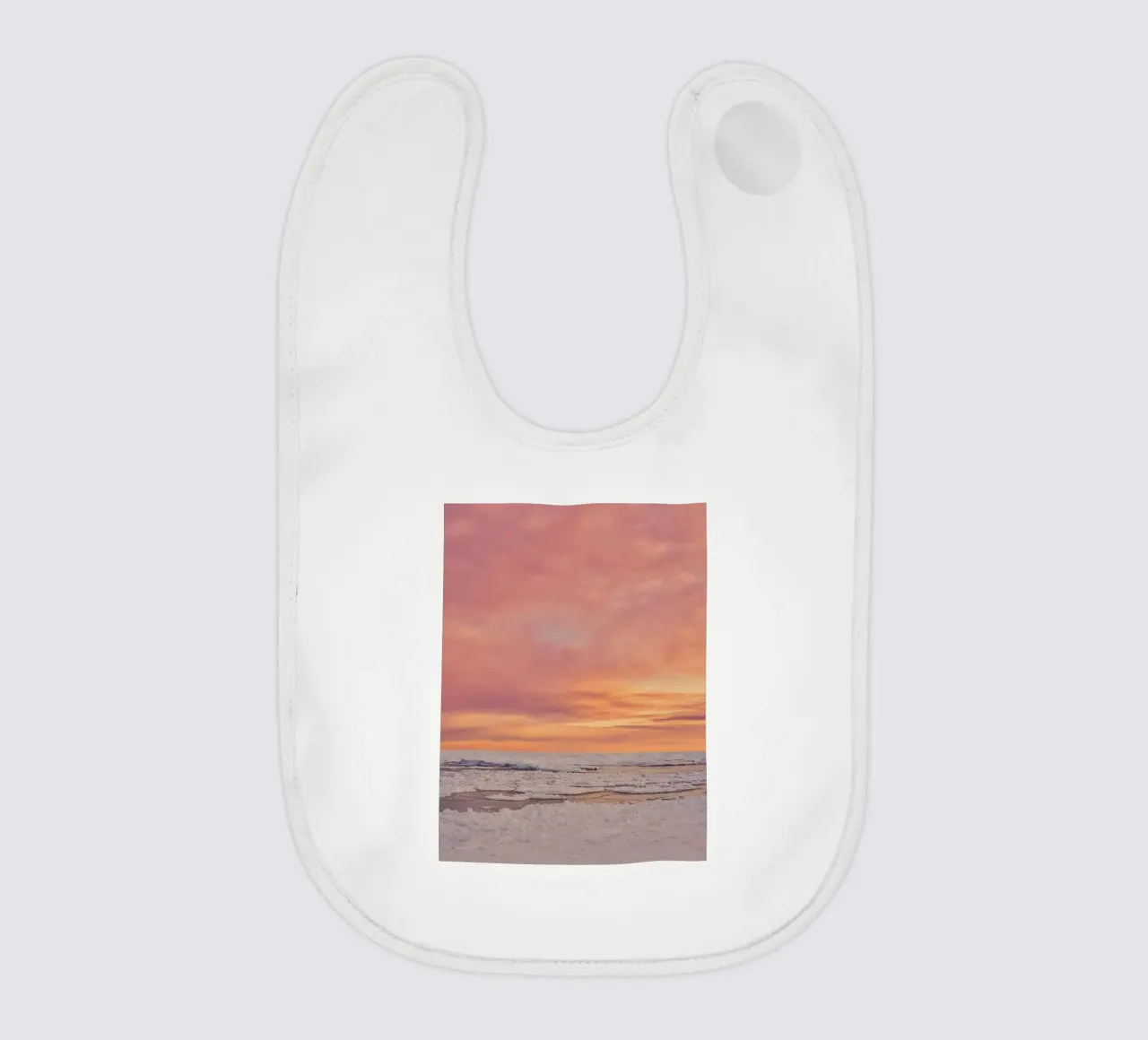 snow ice Babylätzchen von Earthly Visions