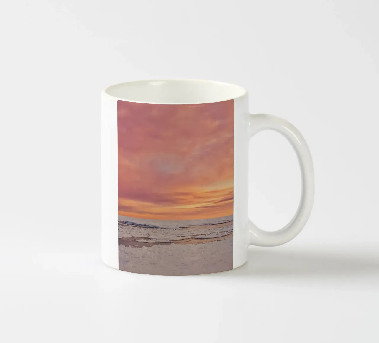 neve ghiaccio tazza in ceramica da Earthly Visions