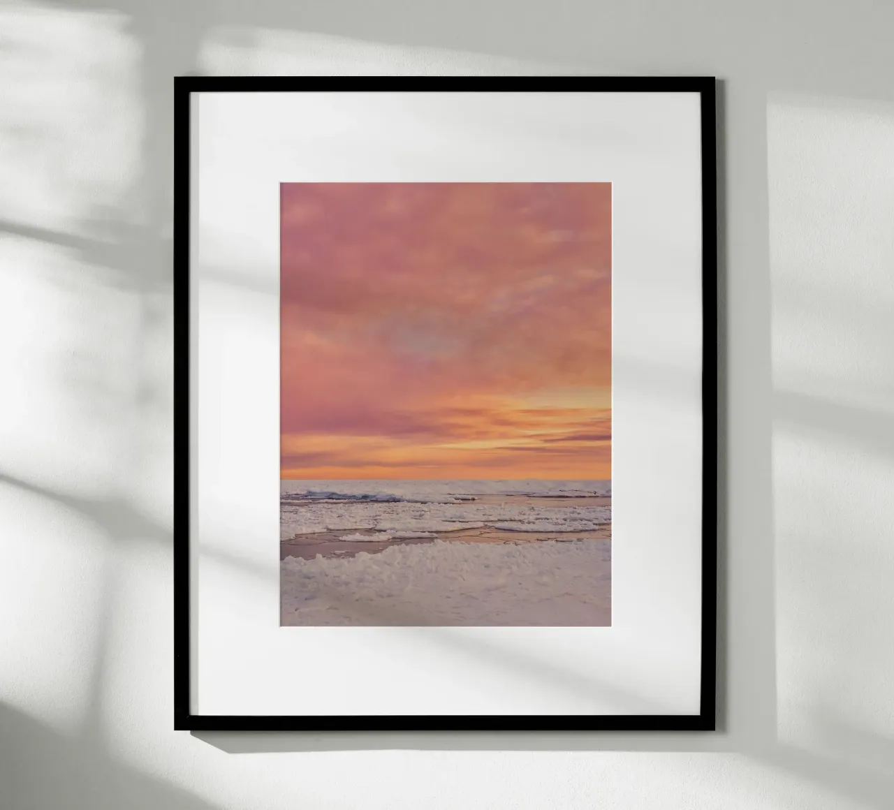 Schnee-Eis Poster von Earthly Visions