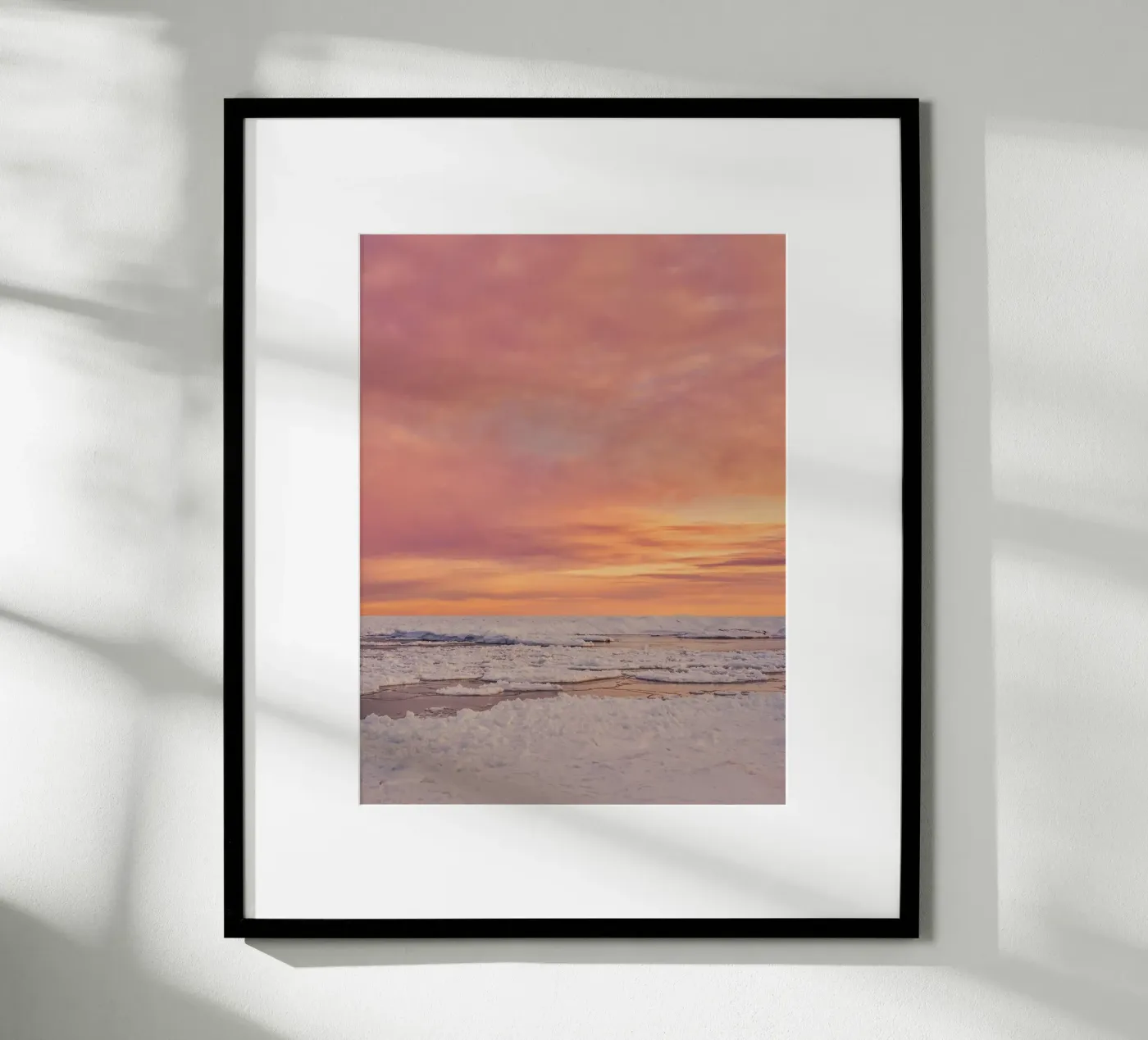 snow ice poster de Earthly Visions