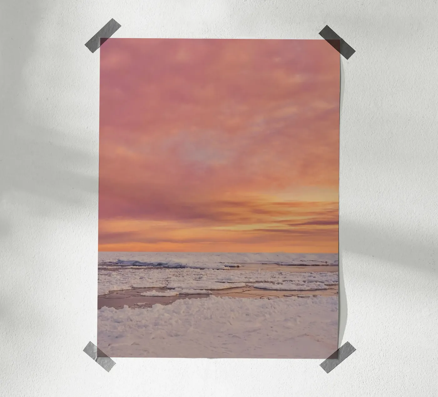 snow ice poster de Earthly Visions