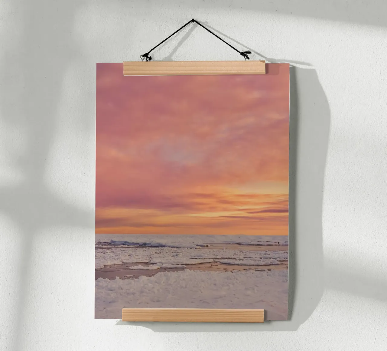 Schnee-Eis Poster von Earthly Visions