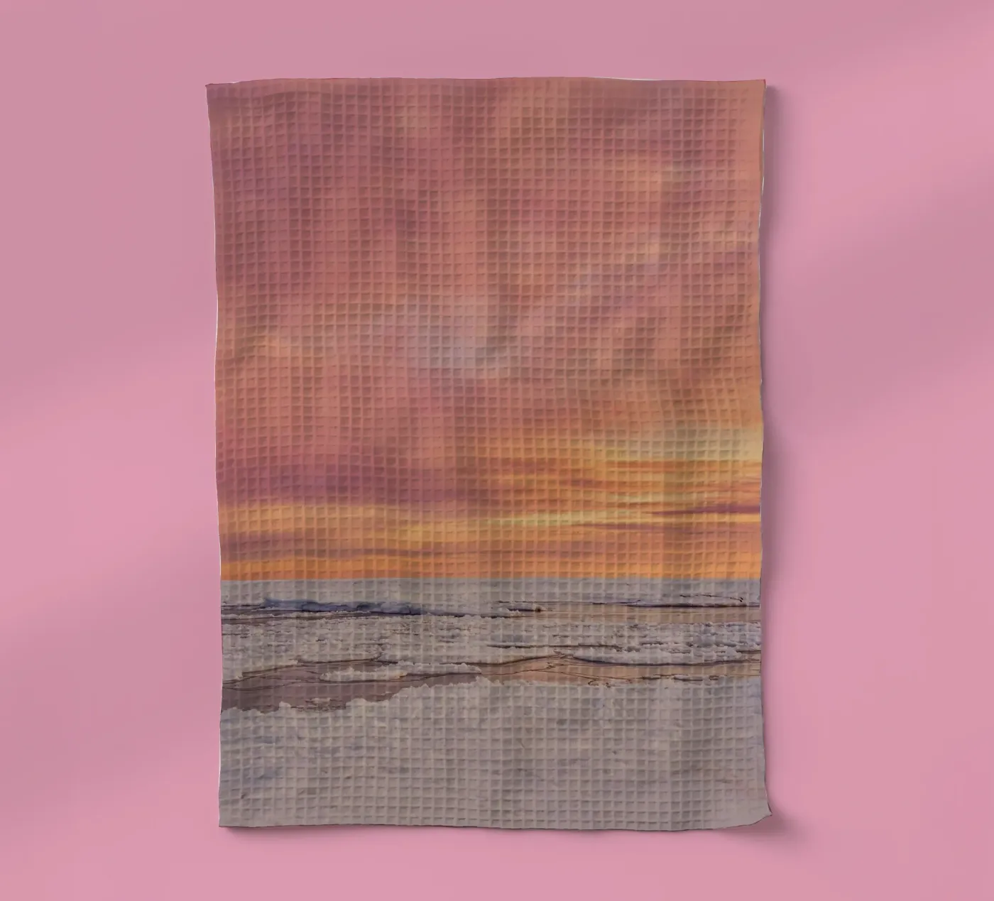 snow ice Geschirrtuch von Earthly Visions