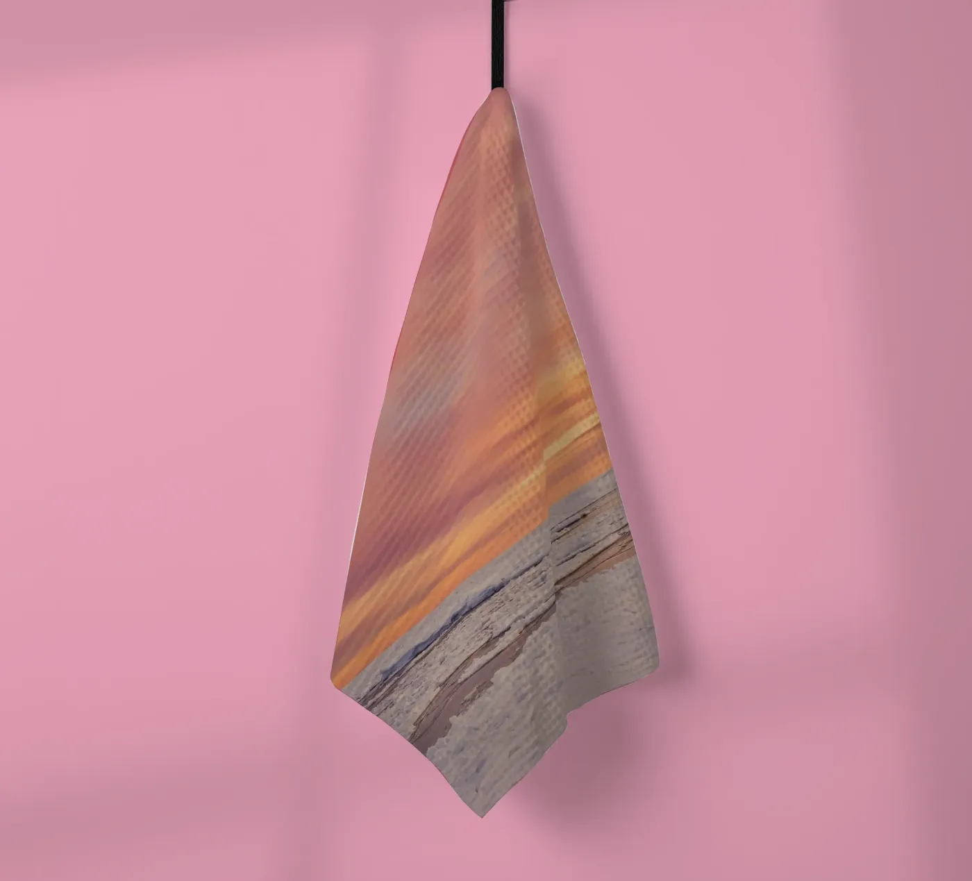 snow ice Geschirrtuch von Earthly Visions