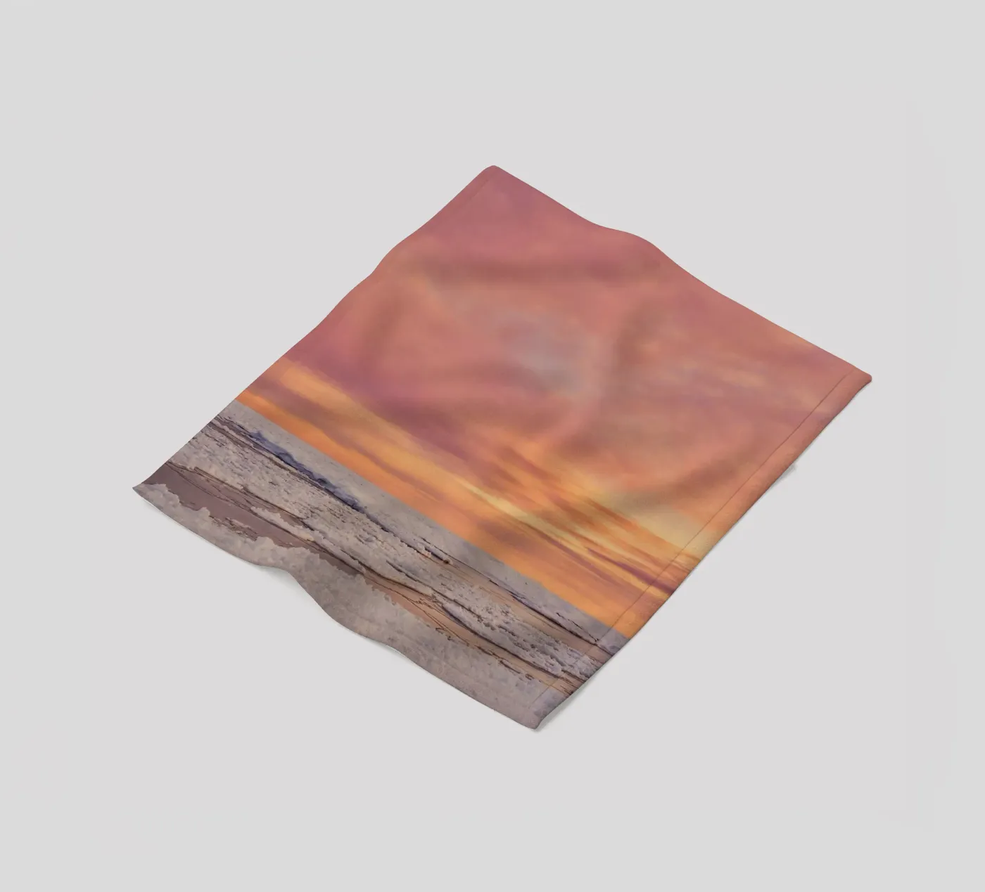 neige glace plaid polaire de Earthly Visions