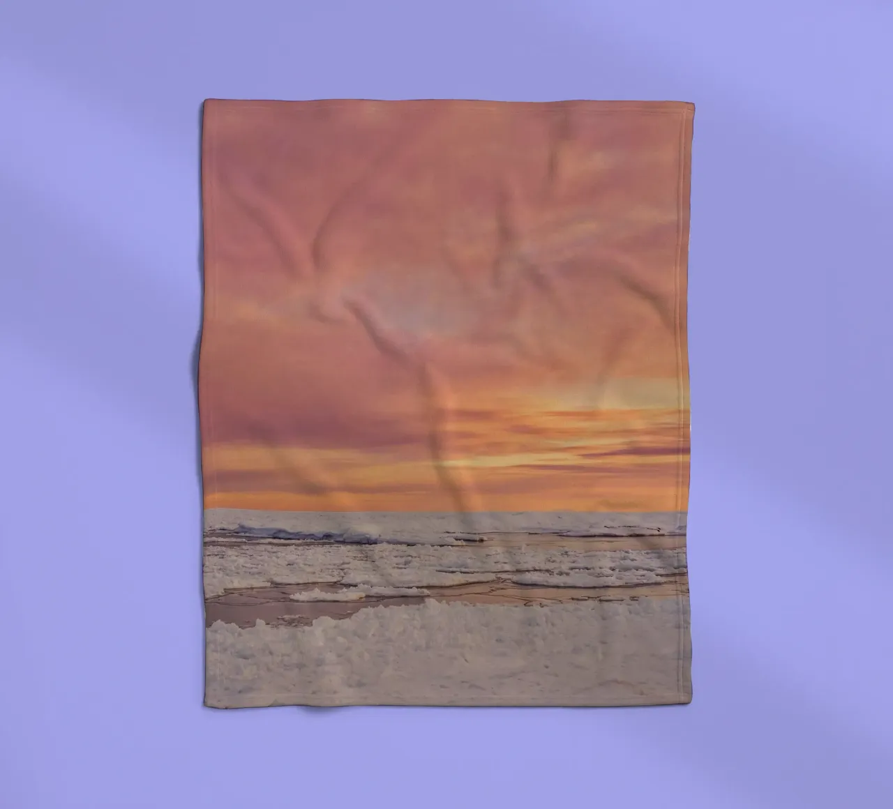 Schnee-Eis Fleecedecke von Earthly Visions