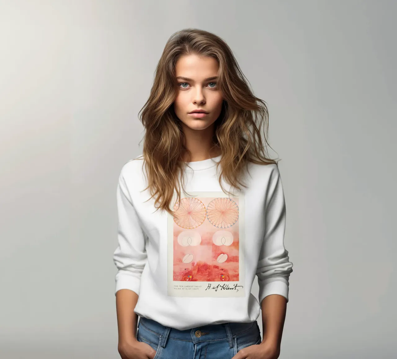 Hilma af Klint I dieci più grandi n. 9 Astratto sulla vecchiaia felpa da homdeco