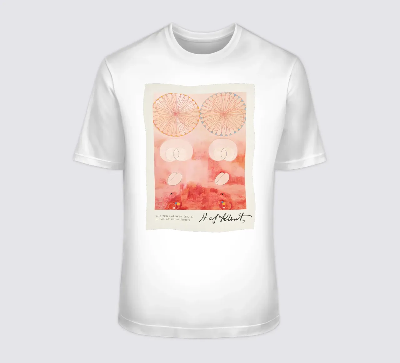 Hilma af Klint I dieci più grandi n. 9 Astratto sulla vecchiaia t-shirt da homdeco