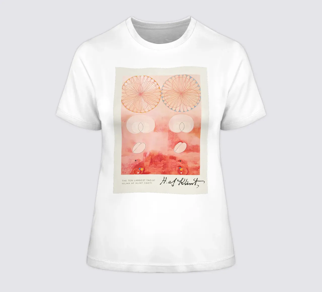Hilma af Klint I dieci più grandi n. 9 Astratto sulla vecchiaia t-shirt da donna da homdeco