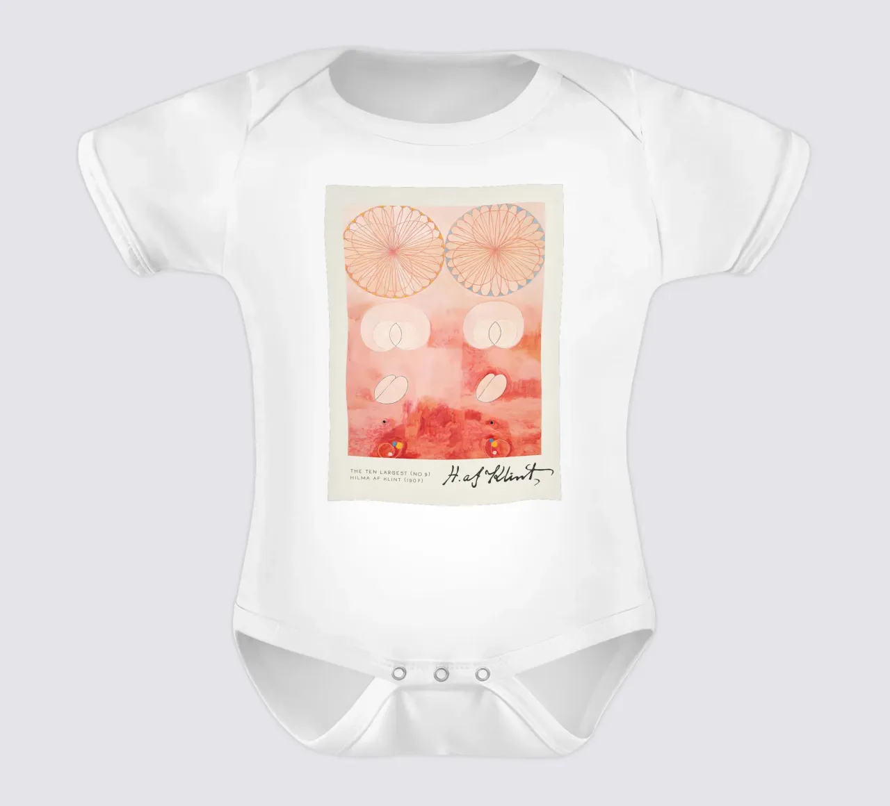 Hilma af Klint I dieci più grandi n. 9 Astratto sulla vecchiaia body neonato maniche corte da homdeco