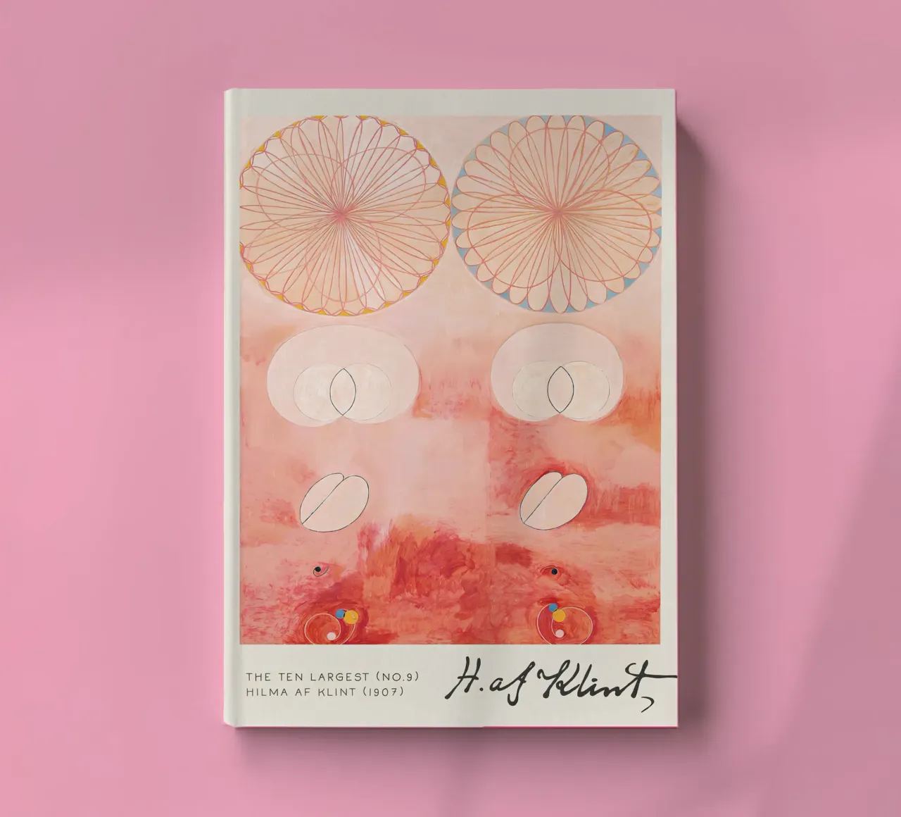 Hilma af Klint The Ten Largest No. 9 Old Age Abstract notebook by homdeco